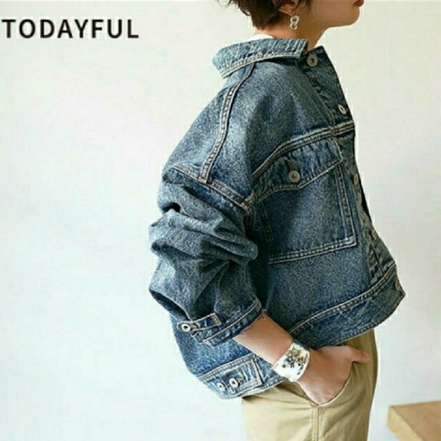 TODAYFUL - 【新品】 TODAYFUL Cuffstrap Denim JKの+