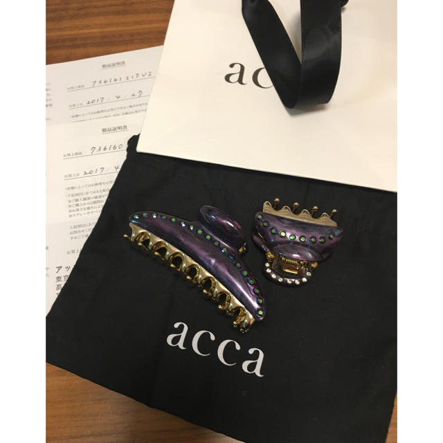 acca ティアラクイーン限定品クリップ中小セット