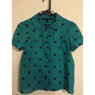 マークジェイコブス(MARC JACOBS)のMARC JACOBS♡ドット柄シャツ(シャツ/ブラウス(半袖/袖なし))