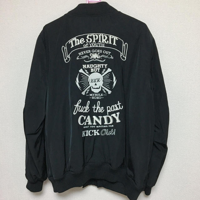 Candy Stripper(キャンディーストリッパー)のCandy Stripper MA-1 レディースのジャケット/アウター(ブルゾン)の商品写真