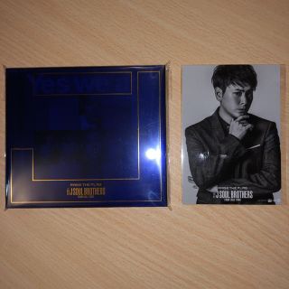サンダイメジェイソウルブラザーズ(三代目 J Soul Brothers)の初回盤 Yes we are フォトカード DVD スマプラ付(ポップス/ロック(邦楽))
