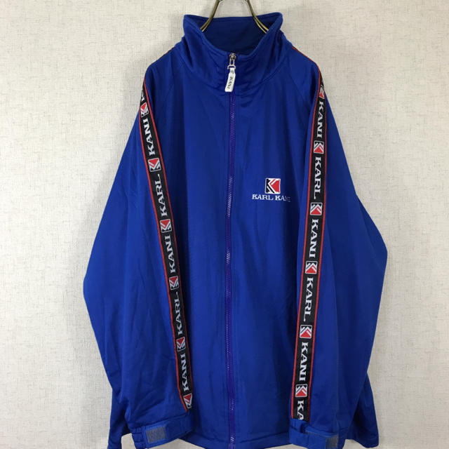 Karl Kani(カールカナイ)の90s KARL KANI カールカナイ トラックトップ ジャージ ビッグロゴ メンズのトップス(ジャージ)の商品写真