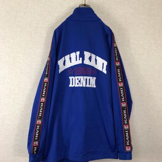 90s ~ KARL KANI カールカナイ ビッグロゴ ベンチコート y2k