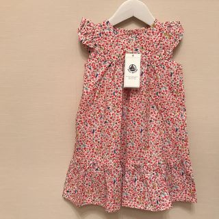 プチバトー(PETIT BATEAU)の【tipe様 ご専用】プチバトー 19SS フラワープリントワンピース 36m (ワンピース)