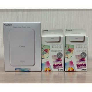 キヤノン(Canon)の新品未使用！ inspic  スマホ専用 プリンター フォトペーパー50枚付！(その他)