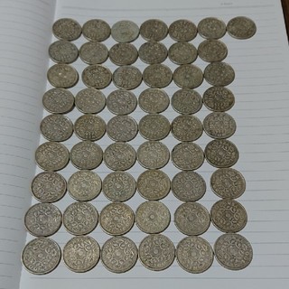 古銭  100円 昭和33年  55枚(貨幣)