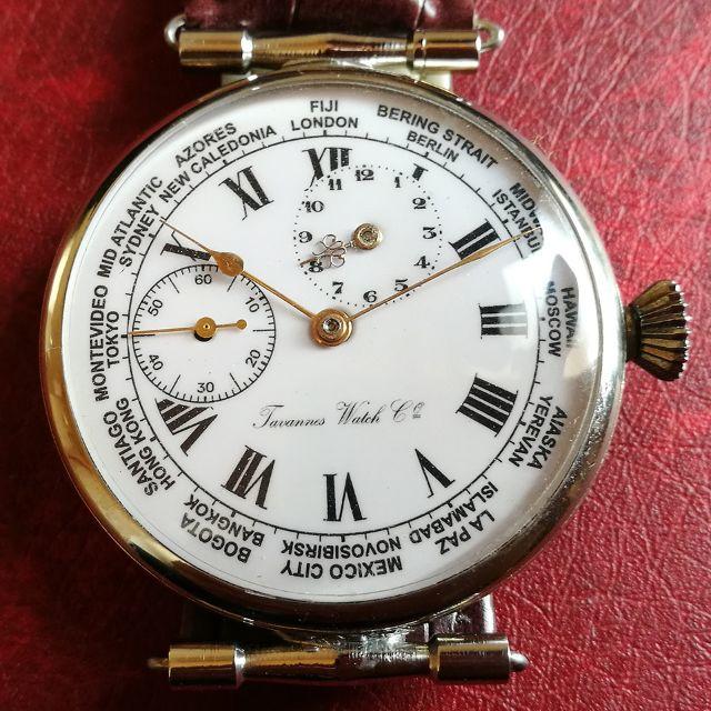 シーマ タバン CYMA ワールドタイム 高級 アンティーク メンズ腕時計