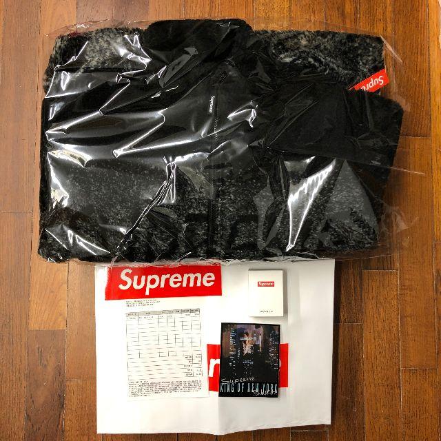 Supreme(シュプリーム)のSupreme Wolf Fleece Jacket 黒 XL ウルフ メンズのジャケット/アウター(ブルゾン)の商品写真