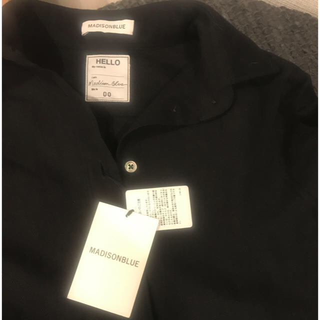 ☆新品 MADISONBLUE マディソンブルー マダムシャツ ウールリネン