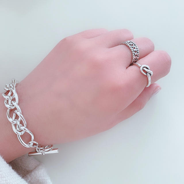 2点セット silver925 リング レディースのアクセサリー(リング(指輪))の商品写真