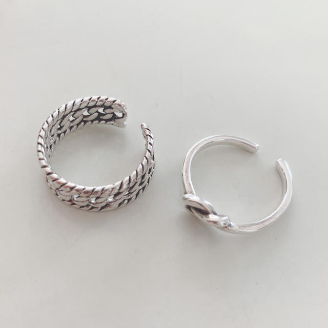 2点セット silver925 リング レディースのアクセサリー(リング(指輪))の商品写真