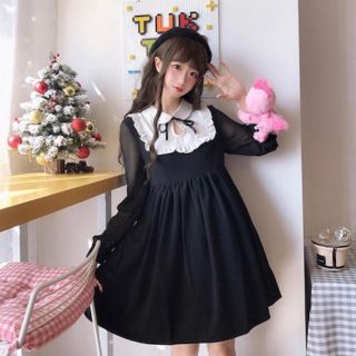 アンクルージュ(Ank Rouge)の新品♡丸襟メイドワンピース(ひざ丈ワンピース)