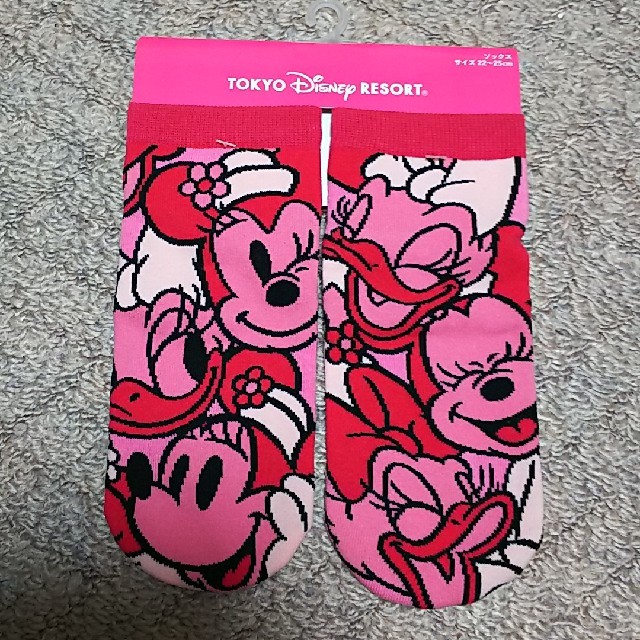 Disney(ディズニー)の最終値下げ ディズニーリゾート 靴下ソックス 新品  レディースのレッグウェア(ソックス)の商品写真