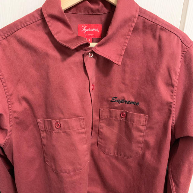 Supreme Rose Work Shirt S 2018FW