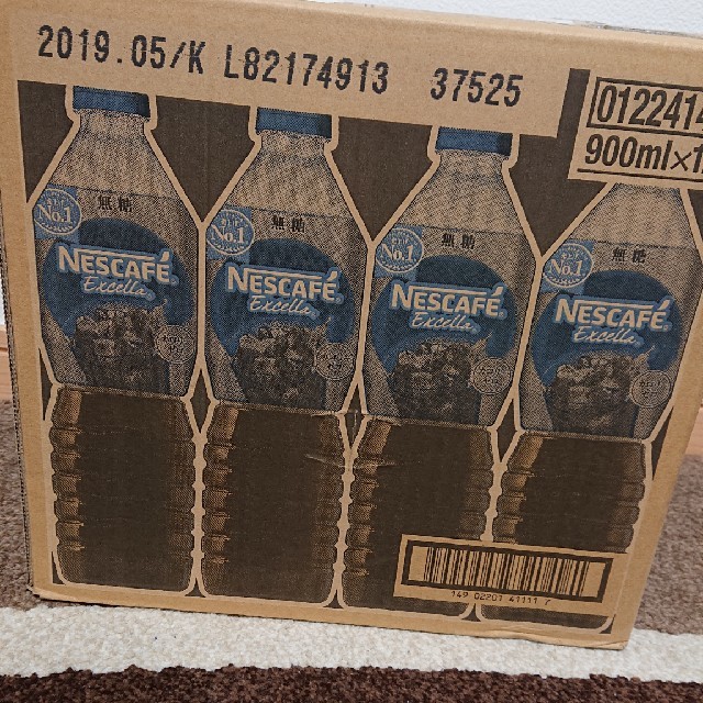 Nestle(ネスレ)のネスカフェアイスコーヒー 無糖12本 食品/飲料/酒の飲料(コーヒー)の商品写真