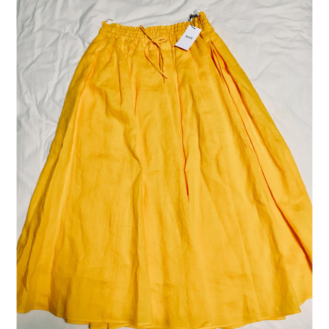 ROPE’(ロペ)のROPE リネンドロストフレアースカート レディースのスカート(ロングスカート)の商品写真