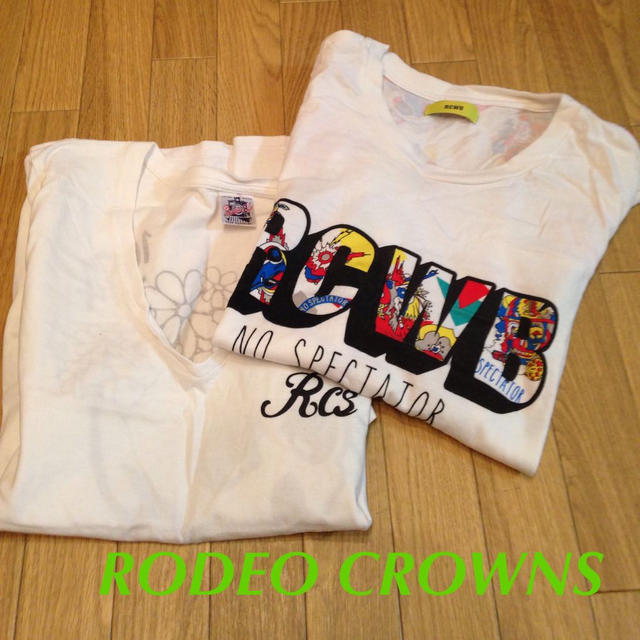 RODEO CROWNS(ロデオクラウンズ)のRODEO CROWNS♡TシャツSET レディースのトップス(Tシャツ(半袖/袖なし))の商品写真