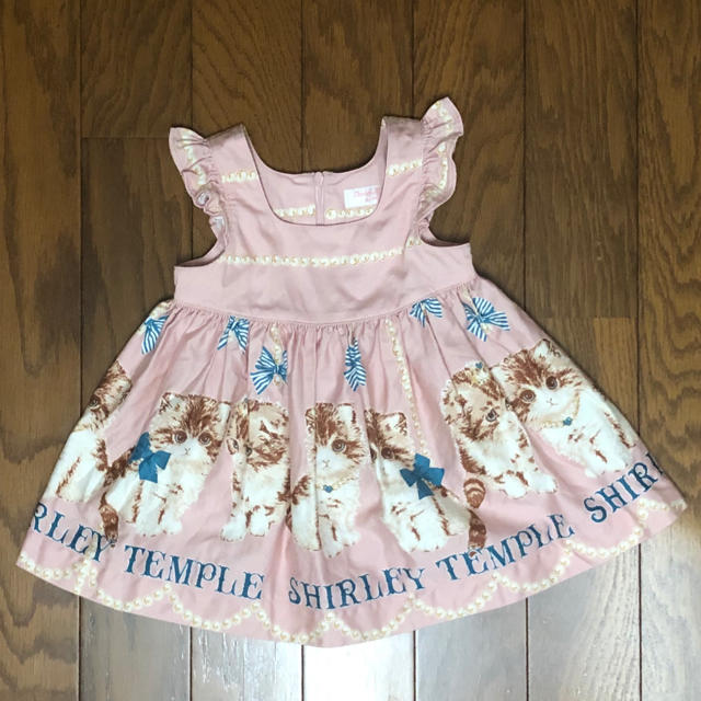 Shirley Temple(シャーリーテンプル)のシャーリーテンプル子猫JSK80 キッズ/ベビー/マタニティのベビー服(~85cm)(ワンピース)の商品写真