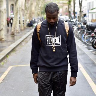Supreme - supreme warm up crewneck 19ssの通販 by むー1212's shop