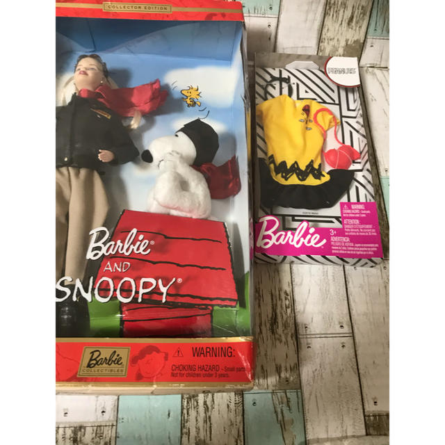 SNOOPY(スヌーピー)のスヌーピー海外限定 バービー スヌーピーコラボ 着せ替えセット付き エンタメ/ホビーのフィギュア(その他)の商品写真