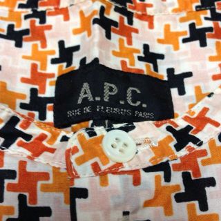 アーペーセー(A.P.C)のA.P.C.ノーカラーシャツ(長袖)(シャツ/ブラウス(長袖/七分))