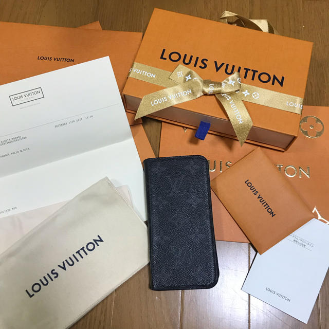 LOUIS VUITTON - ルイヴィトン フォリオ iPhoneケース エクリプスの通販 by はー's shop｜ルイヴィトンならラクマ