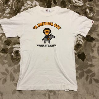 アベイシングエイプ(A BATHING APE)のape bape baby milo tシャツ レディース tee パーカー s(Tシャツ/カットソー(半袖/袖なし))