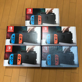 ニンテンドースイッチ(Nintendo Switch)のNintendo Switch 新品 未使用 5台(家庭用ゲーム機本体)