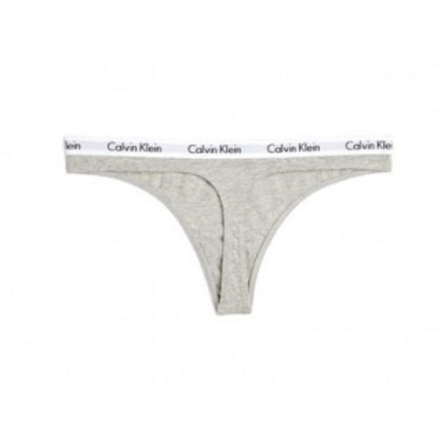 Calvin Klein(カルバンクライン)の【新品 】カルバンクライン Calvin Klein Tバック S グレー レディースの下着/アンダーウェア(ショーツ)の商品写真