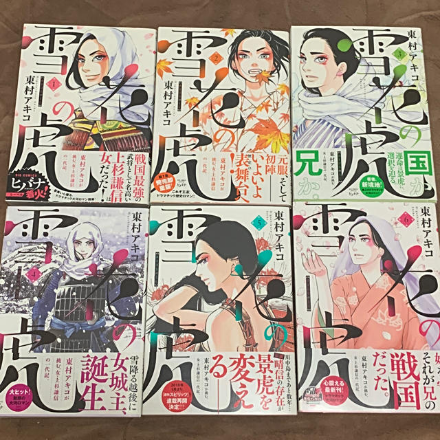 小学館(ショウガクカン)の雪花の虎❁︎6冊セット！ エンタメ/ホビーの漫画(青年漫画)の商品写真