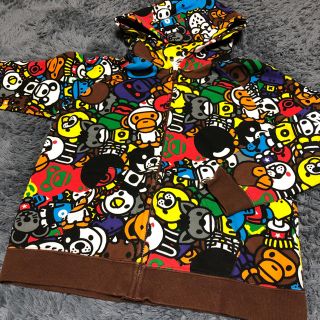 アベイシングエイプ(A BATHING APE)のBAPE KIDS サファリパーカー(ジャケット/上着)