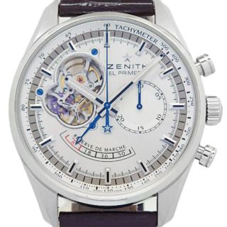 ゼニス(ZENITH)のゼニス エルプリメロ オープン 自動巻 国内正規品 超美品(腕時計(アナログ))