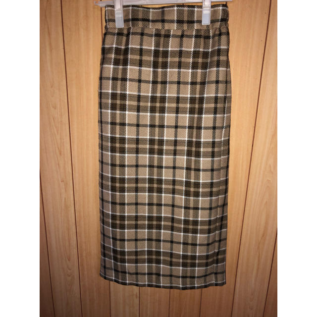 GU(ジーユー)のタイトスカート チェックスカート レディースのスカート(ロングスカート)の商品写真