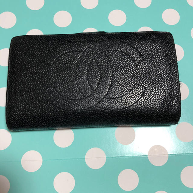 CHANEL(シャネル)のCHANEL キャビアスキン長財布 メンズのファッション小物(長財布)の商品写真