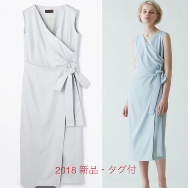 ロングワンピース/マキシワンピース【新品・半額以下】カシュクールワンピース