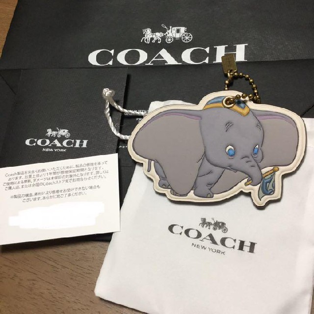 NEW DISNEY X COACH ダンボ バッグ チャーム【新品】 1