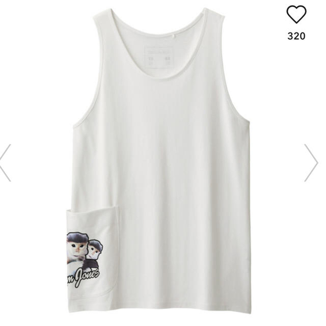 GU(ジーユー)のGU タンクトップ メンズ Sサイズ キム ジョーンズ コラボ  メンズのトップス(Tシャツ/カットソー(半袖/袖なし))の商品写真