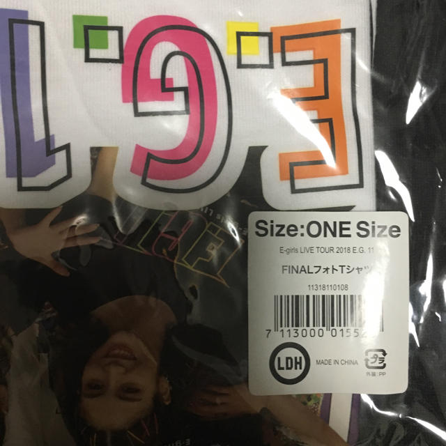 E-girls(イーガールズ)のE-girls finalフォトTシャツ ONEサイズ レディースのトップス(Tシャツ(半袖/袖なし))の商品写真