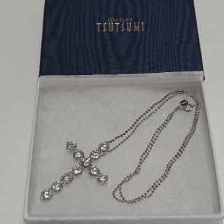 ジュエリーツツミ(JEWELRY TSUTSUMI)の【美品】シルバー クロス ネックレス(ネックレス)