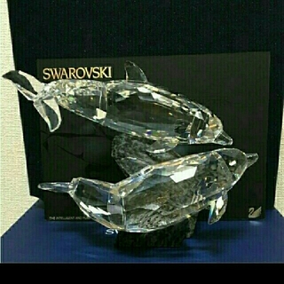 スワロフスキー(SWAROVSKI)のShun様専用スワロフスキー 置き物 オブジェ イルカ ドルフィン ソウルメイト(その他)