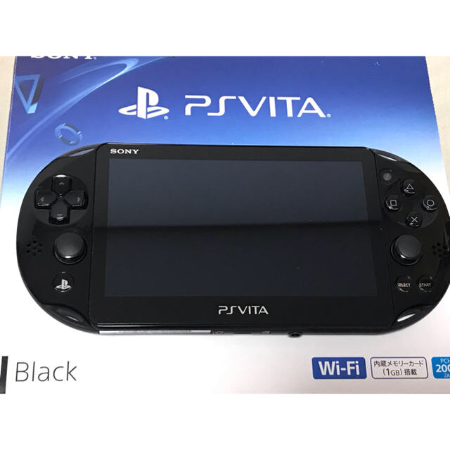 PlayStation Vita(プレイステーションヴィータ)のお値下げしました‼️pray rtation vita黒 美品 エンタメ/ホビーのゲームソフト/ゲーム機本体(携帯用ゲーム機本体)の商品写真