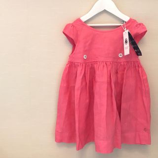 プチバトー(PETIT BATEAU)のプチバトー 19SS リネンワンピース 5a 新品(ワンピース)