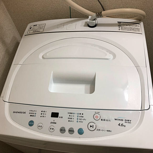 洗濯機☆DAEWOO☆2015☆DW-46BW☆送料込み 洗濯機