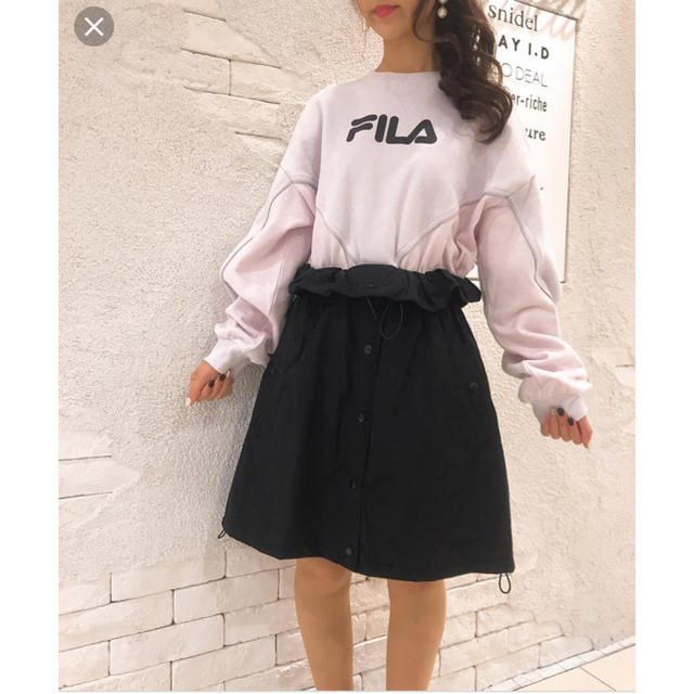 SNIDEL / スナイデル FILAスウェットワンピース