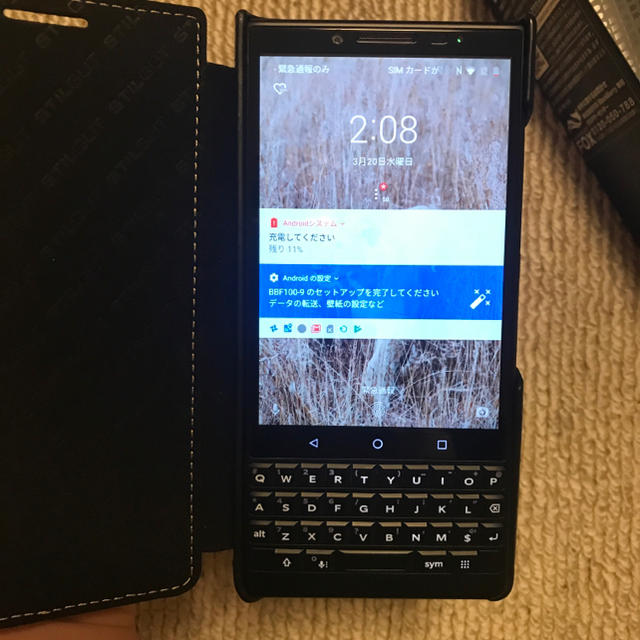 blackberry key2  128gb simフリー