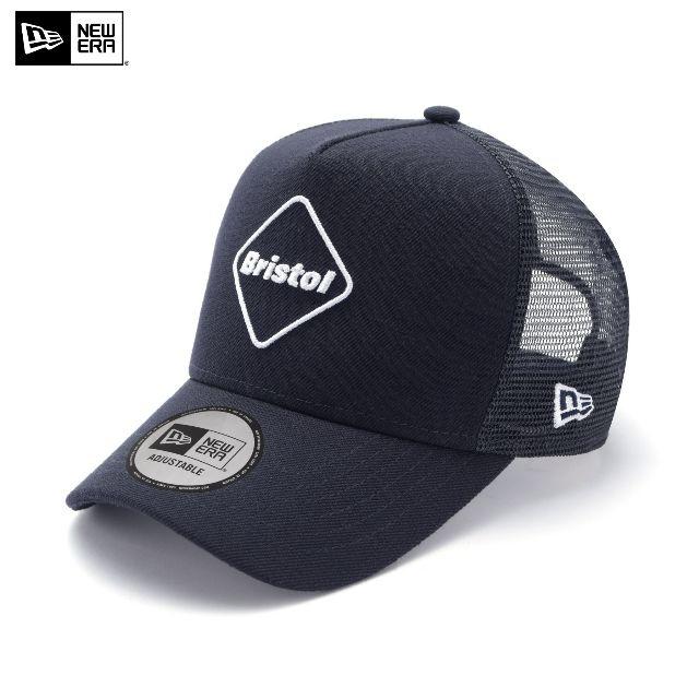 F.C.R.B.(エフシーアールビー)の最安値！FCRB NEW ERA EMBLEM MESH CAP ネイビー メンズの帽子(キャップ)の商品写真