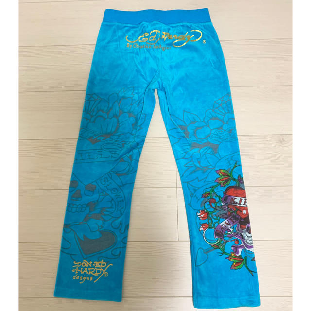 Ed Hardy(エドハーディー)のEd Hardy セットアップ 青色<Sサイズ> レディースのレディース その他(セット/コーデ)の商品写真