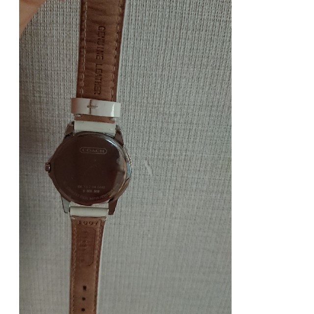 レディース 腕時計 コーチ 新品 未使用品 白 レザーベルト | chidori.co