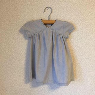 プチバトー(PETIT BATEAU)のプチバトー 18m ワンピース 80 90(ワンピース)