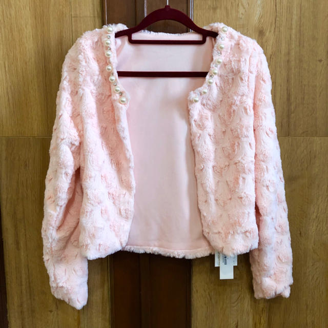 dazzy store(デイジーストア)のビジュー ピンクボレロ♡ レディースのトップス(ボレロ)の商品写真